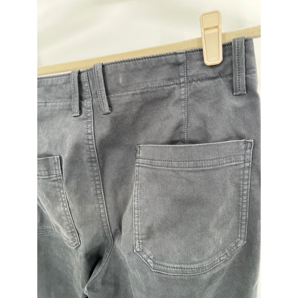 Banana Republic Womens Utility Jogger Pants Faded Black Size 4 Ankle Zip Cargo - Picture 3 of 7